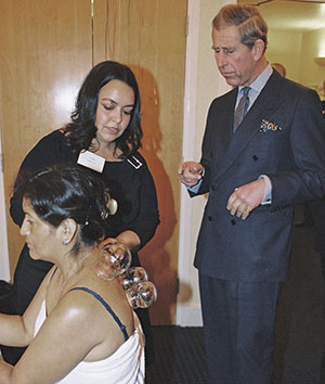 Cupping Prince Charles